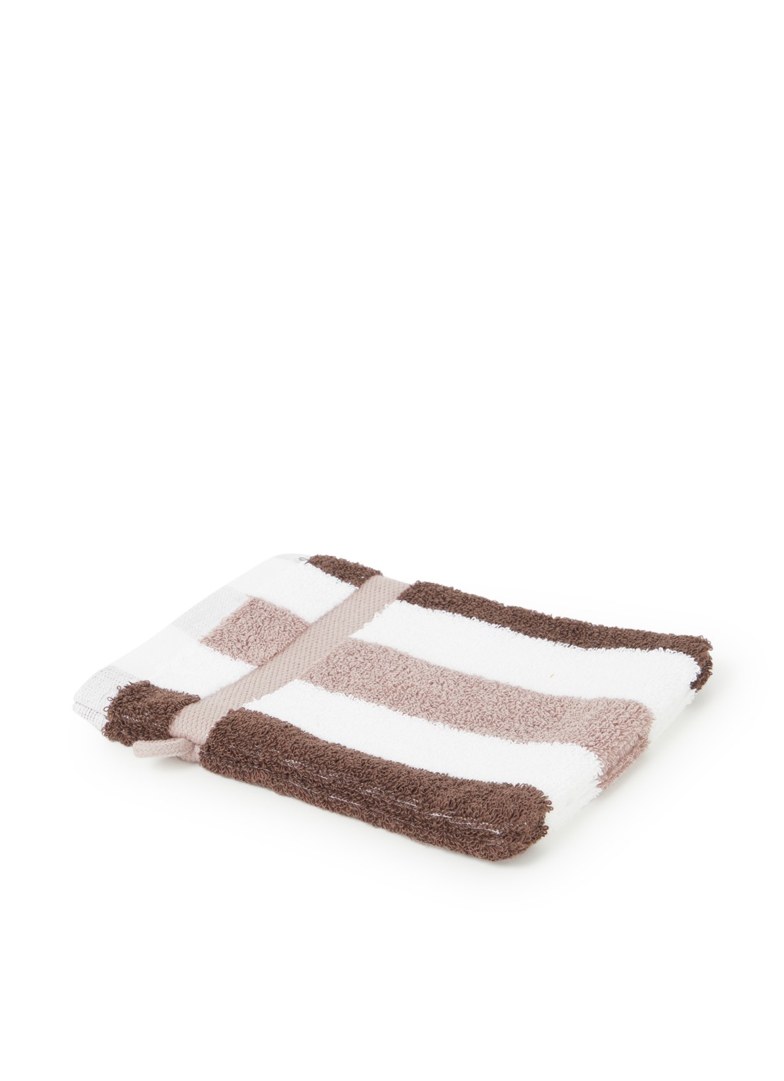 Vandyck Vancouver washand - 650 gr/m2 - 16 x 22 cm  - voorkant taupe
