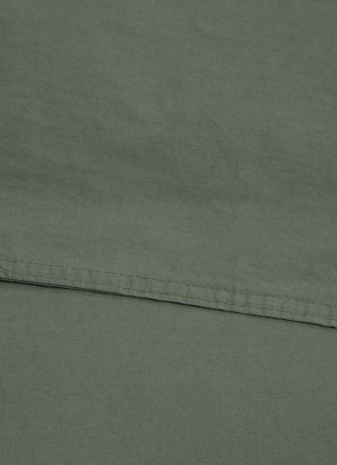 Vandyck Washed Cotton katoenen dekbedovertrekset - inclusief kussenslopen - detail 3 groen