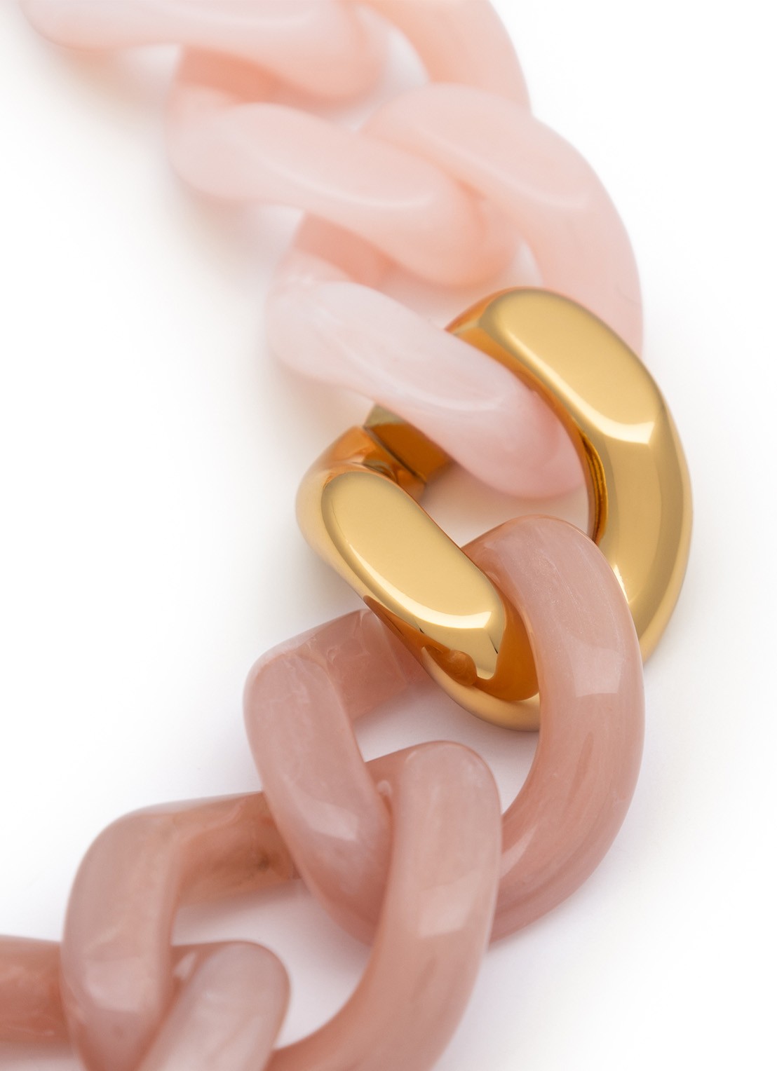 Vanessa Baroni Flat Chain armband - detail multicolor