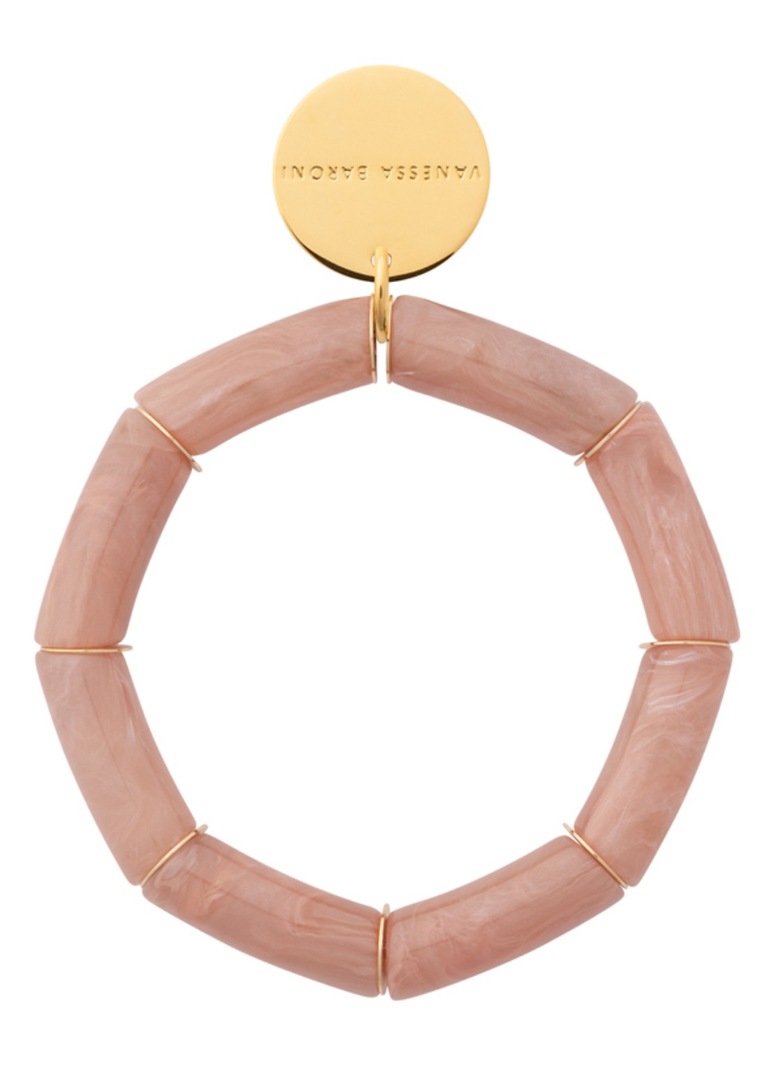 Vanessa Baroni Flex armband - voorkant blush marble