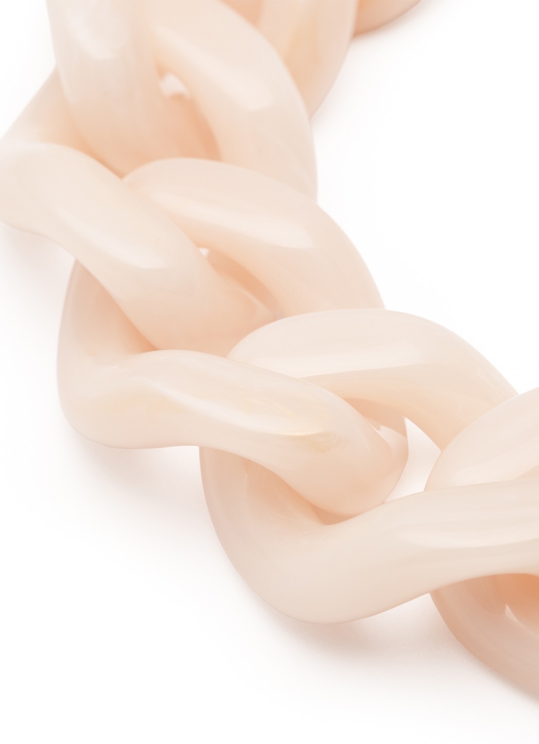 Vanessa Baroni Great schakelarmband  - detail 4 latte marble
