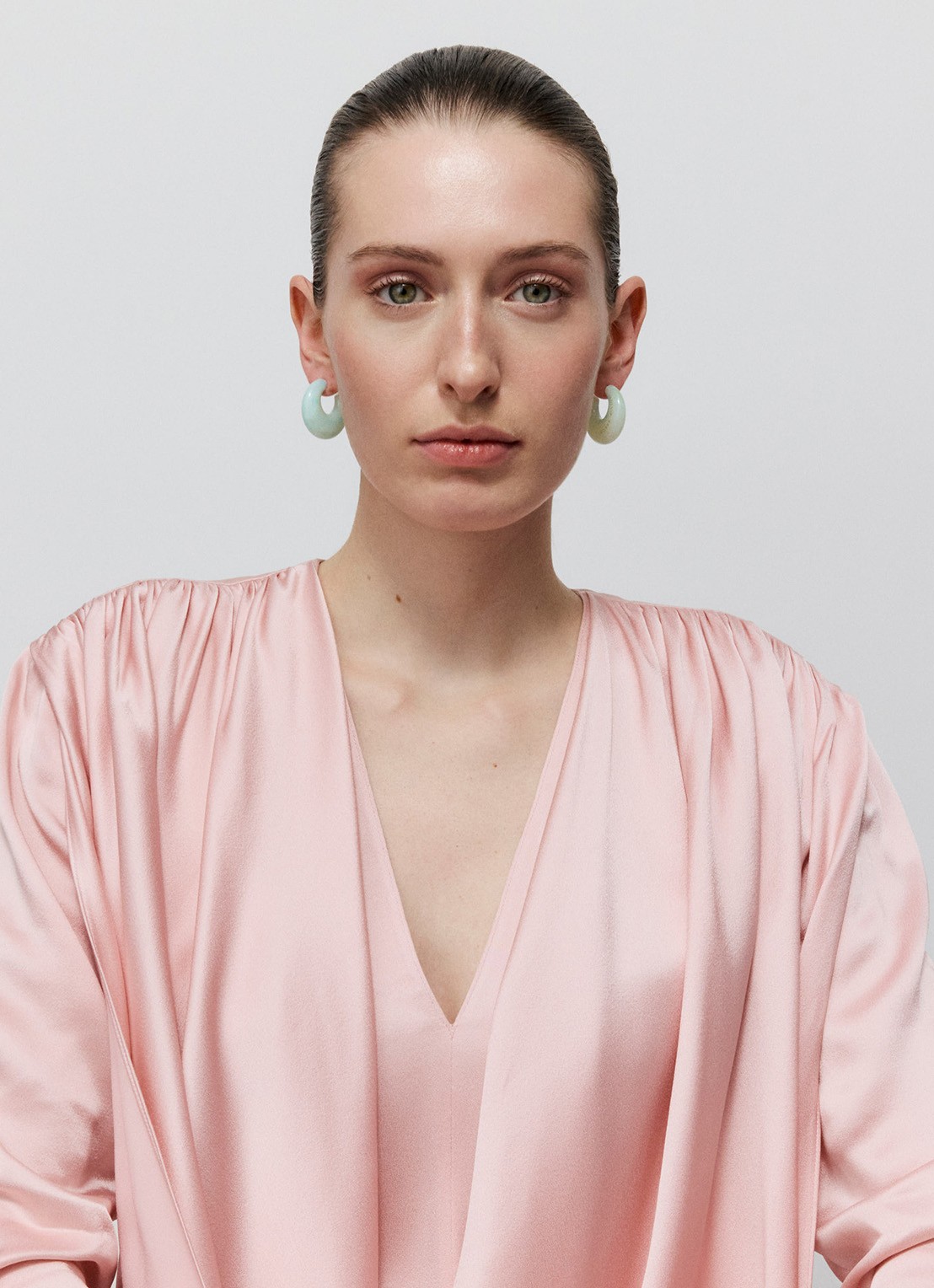 Vanessa Baroni Moon oorstekers - voorkant 3 cloud marble