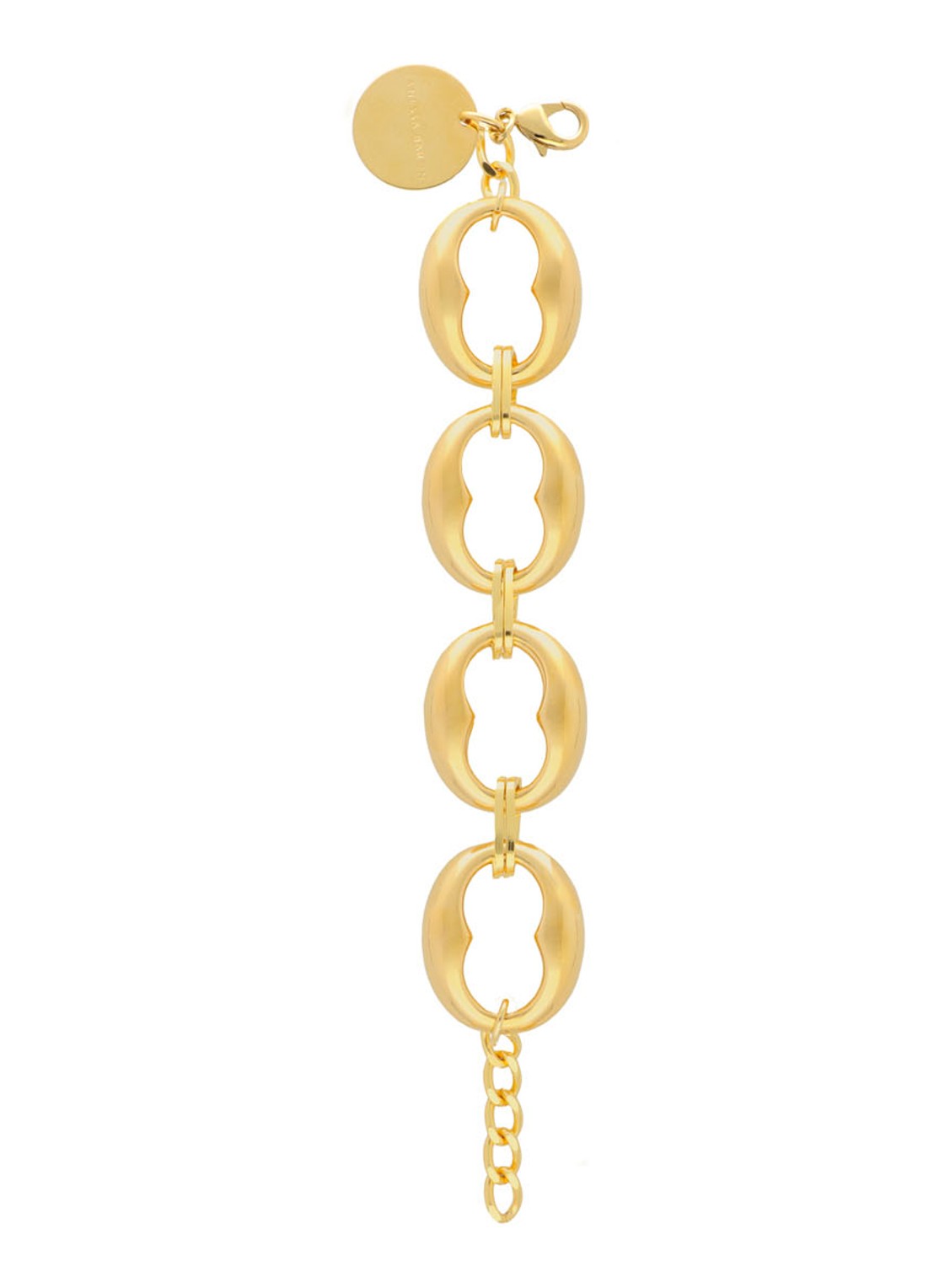 Vanessa Baroni Turtle armband - voorkant goud