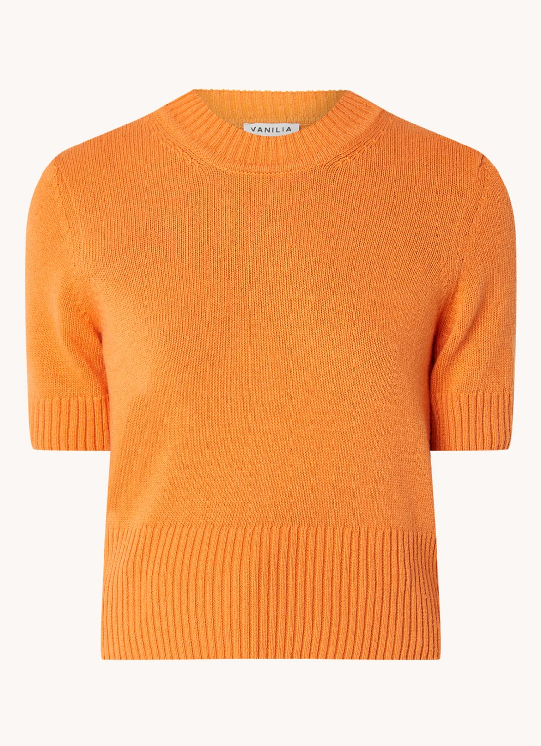 Vanilia Fijngebreide top in kasjmierblend - voorkant 3 multicolor