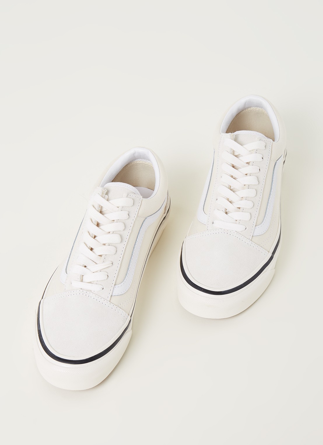 VANS Anaheim Factory Old Skool 36 DX sneaker met suède details - detail 2 gebroken wit