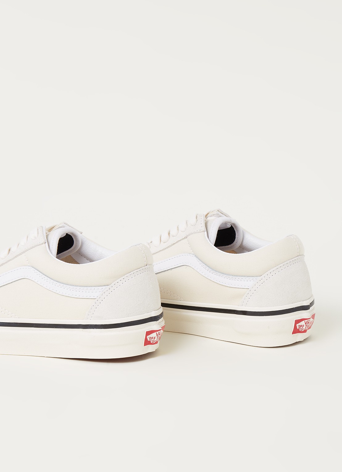 VANS Anaheim Factory Old Skool 36 DX sneaker met suède details - detail 3 gebroken wit