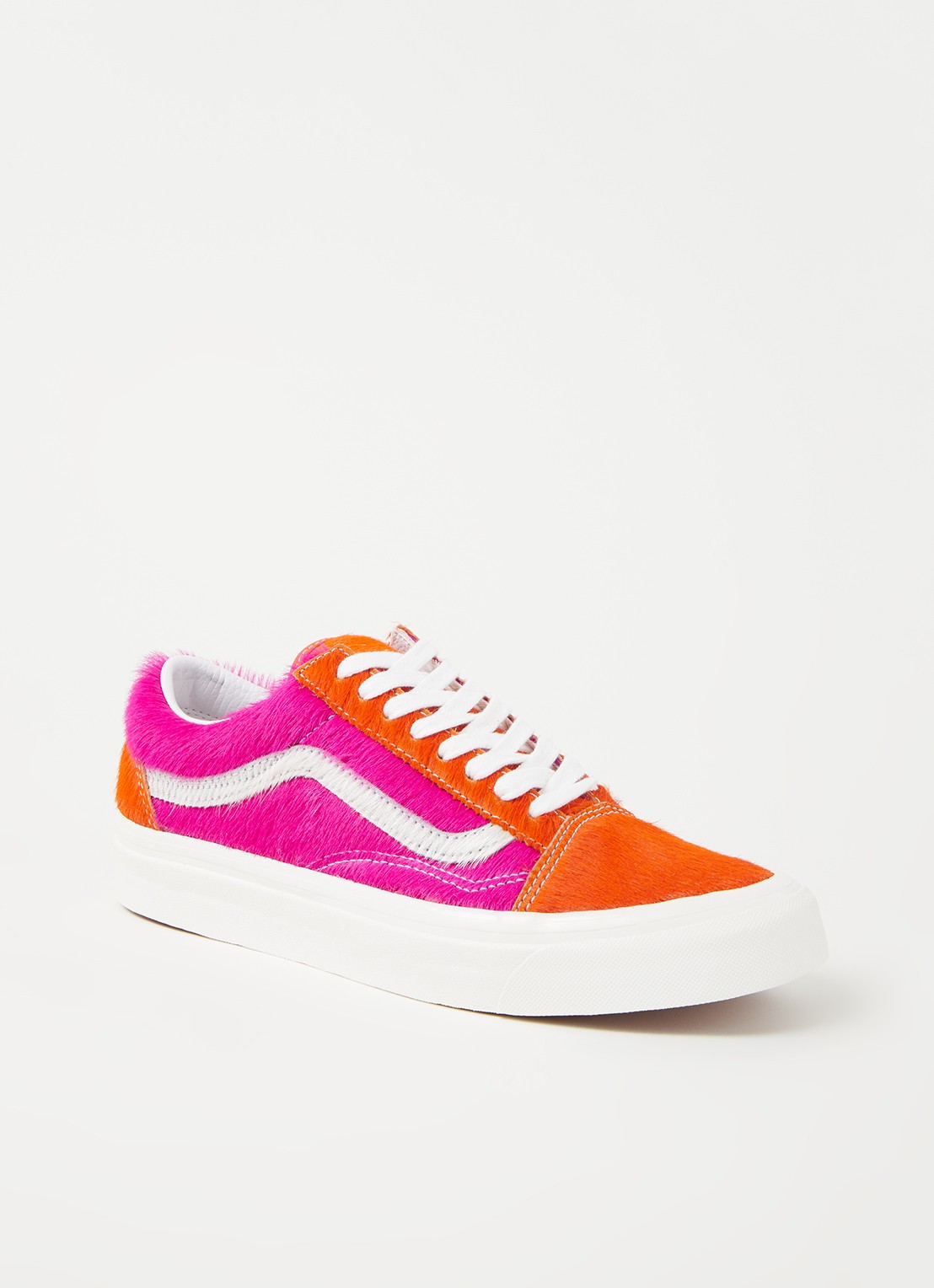 VANS Anaheim Factory Old Skool 36 DX sneaker met suède details - voorkant fuchsia