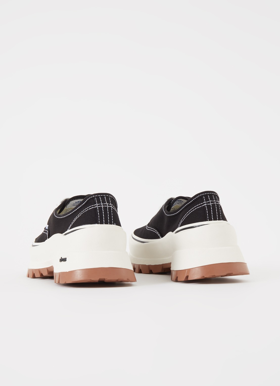 VANS Authentic Vibram DX sneaker met plateauzool - detail 2 zwart