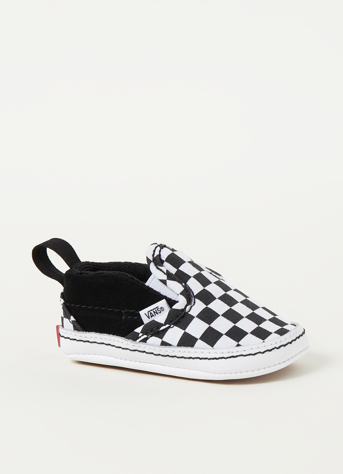 VANS Crib babyschoentje met suède details - voorkant zwart