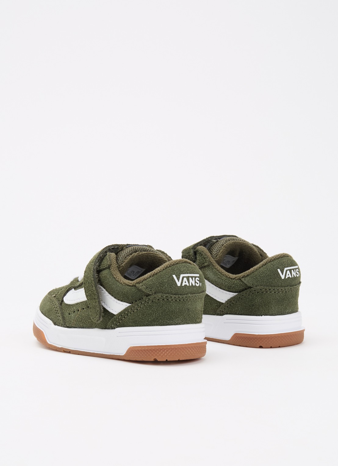 VANS Hylane V sneaker met suède details  - achterkant 3 legergroen