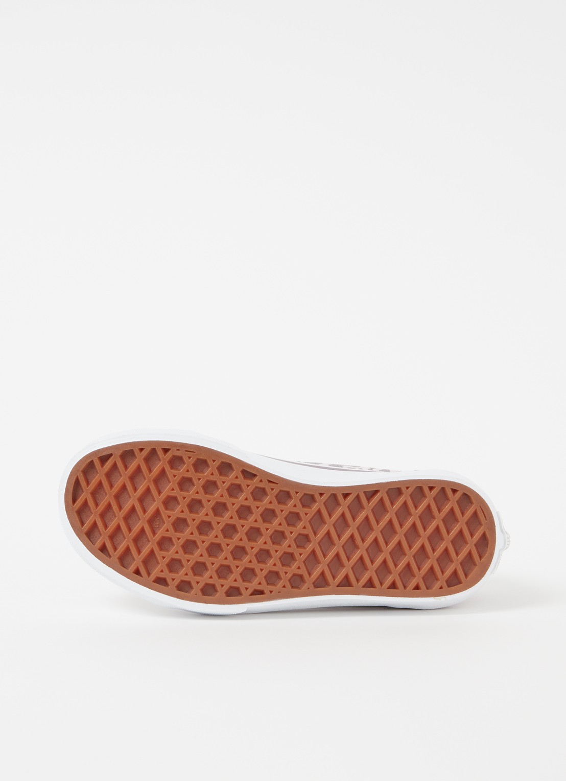 VANS Leopard Old skool sneaker met suède details - detail 2 lichtpaars