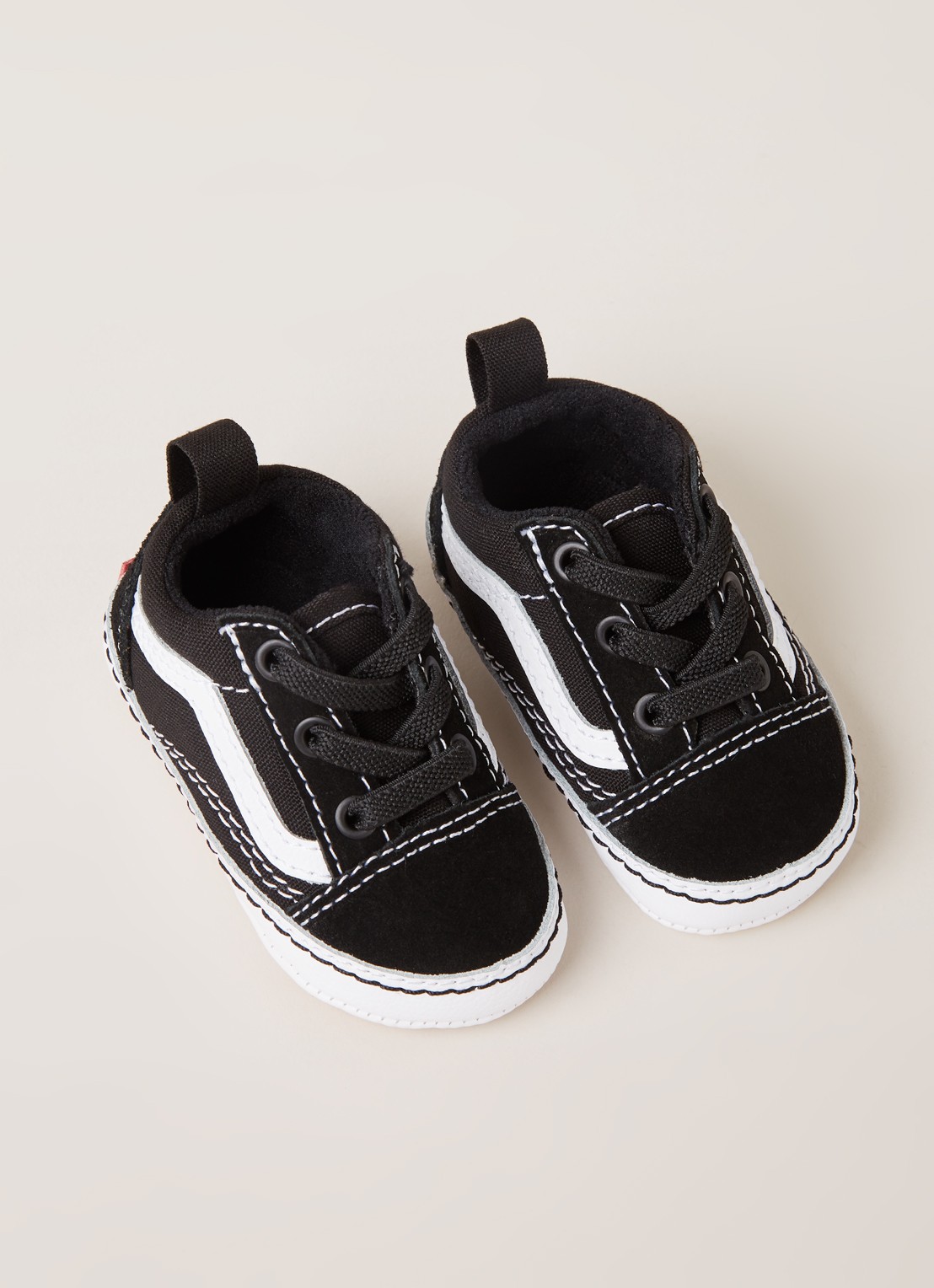 VANS Old School babyschoentje met suède details - detail 2 zwart