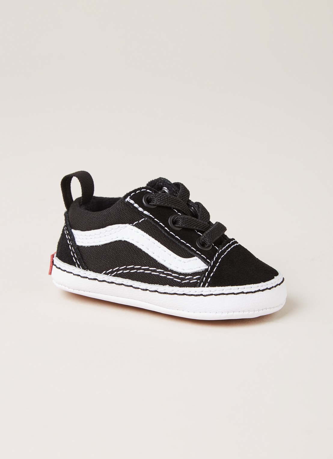 VANS Old School babyschoentje met suède details - voorkant 5 zwart