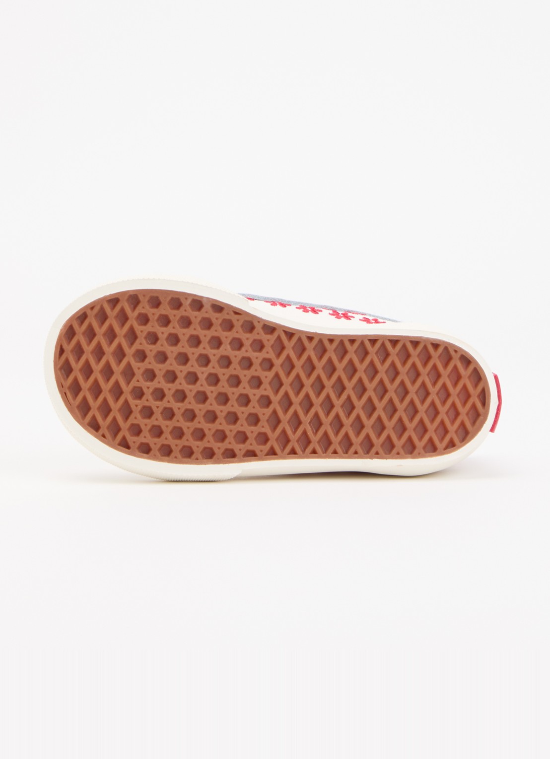 VANS Old Skool sneaker van suède met borduring  - detail 4 gebroken wit