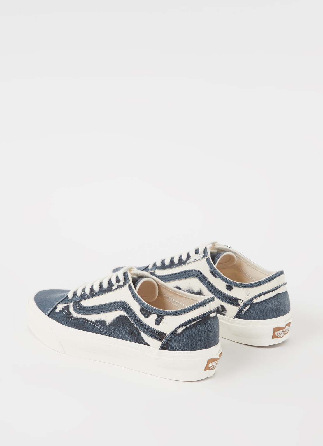 VANS Old Skool Tapered sneaker van canvas - detail 3 blauwgrijs