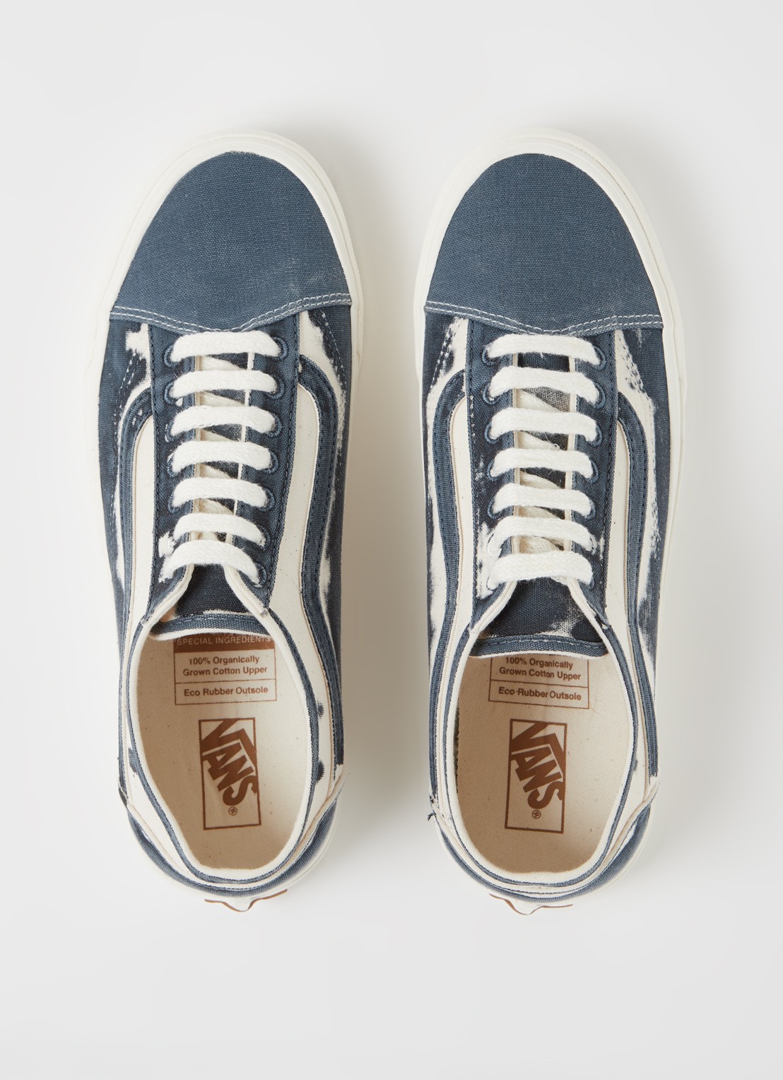 VANS Old Skool Tapered sneaker van canvas - detail 4 blauwgrijs