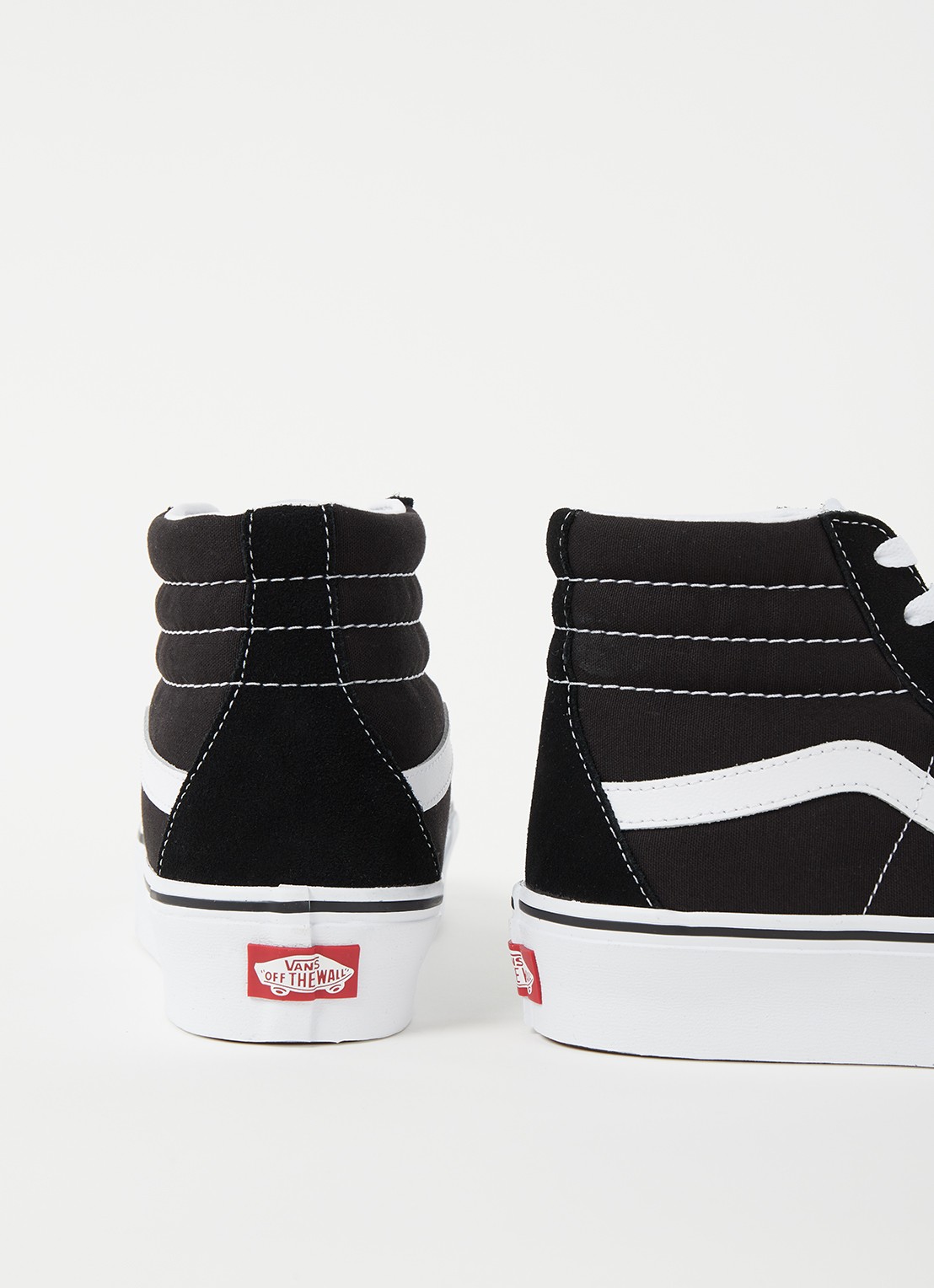 VANS Sk8-Hi Platform sneaker met suède details  - detail 5 zwart