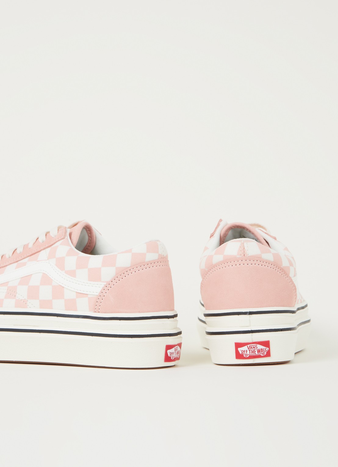 VANS Super Comfycush Old Skool sneaker met suède details - detail 3 lichtroze