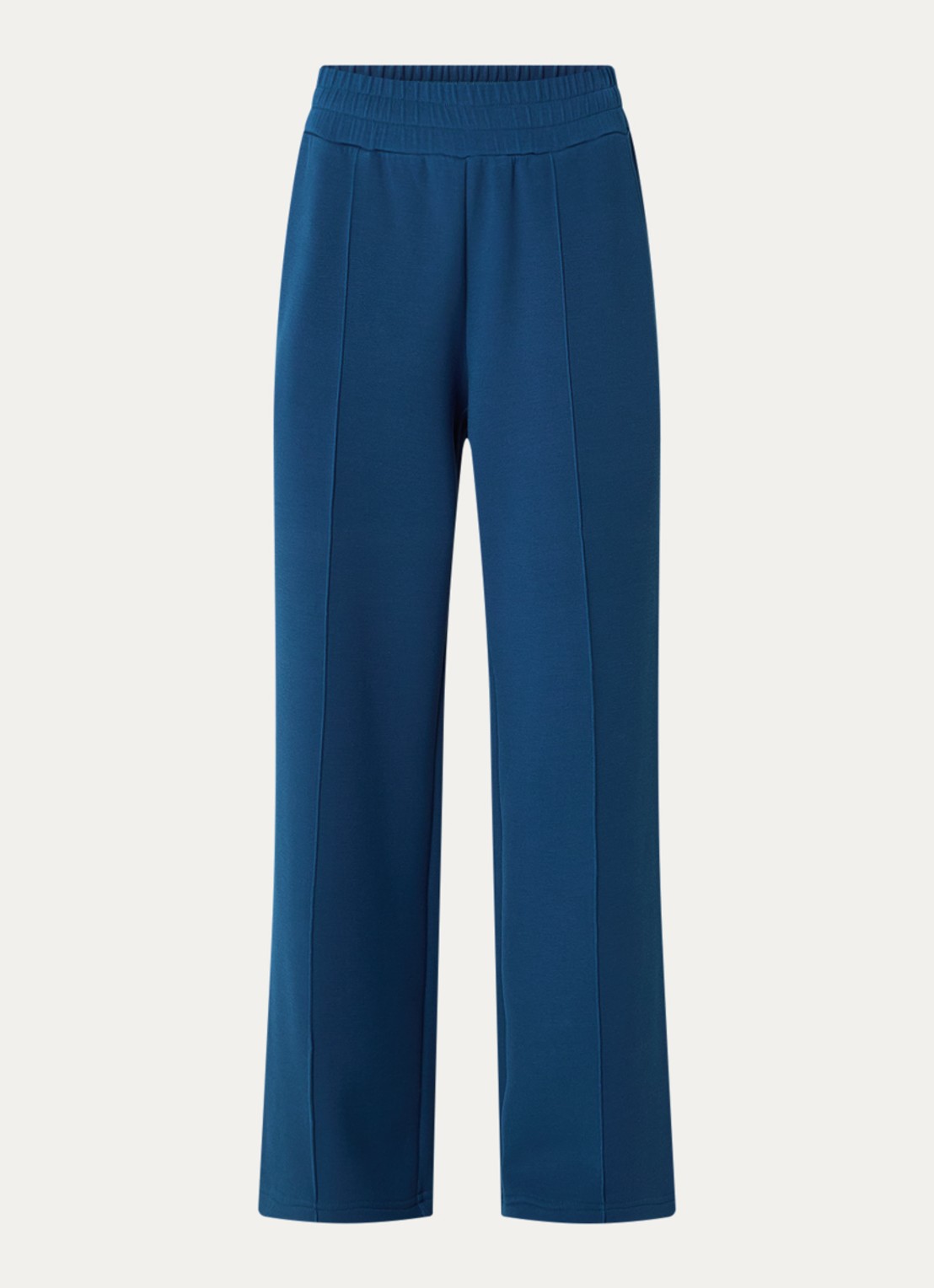 Varley High waist wide fit joggingbroek met siernaad - voorkant 2 blauw