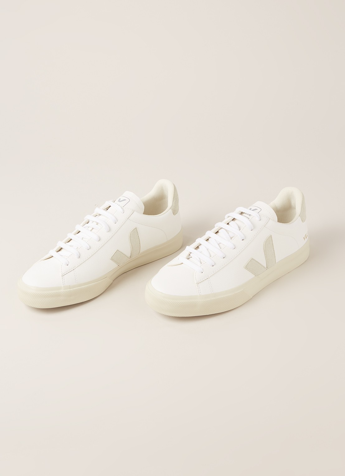 Veja Campo Easy sneaker van leer - detail 4 wit