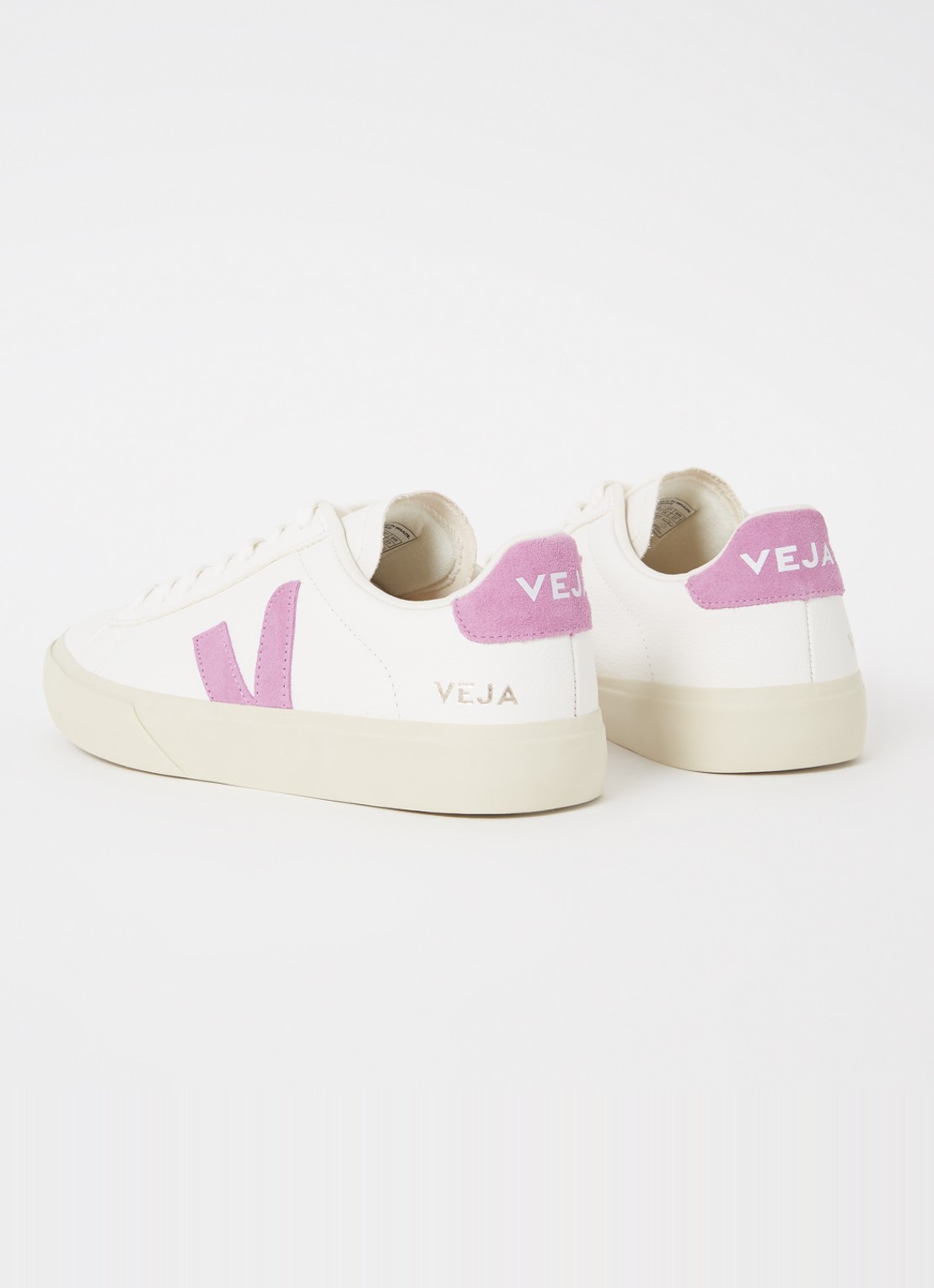 Veja Campo sneaker van leer - achterkant 4 paars