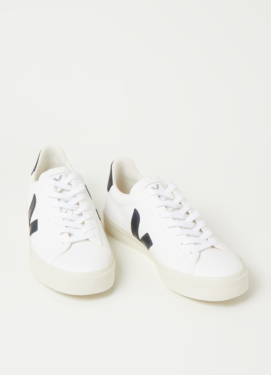 Veja Campo sneaker van leer - detail 3 wit