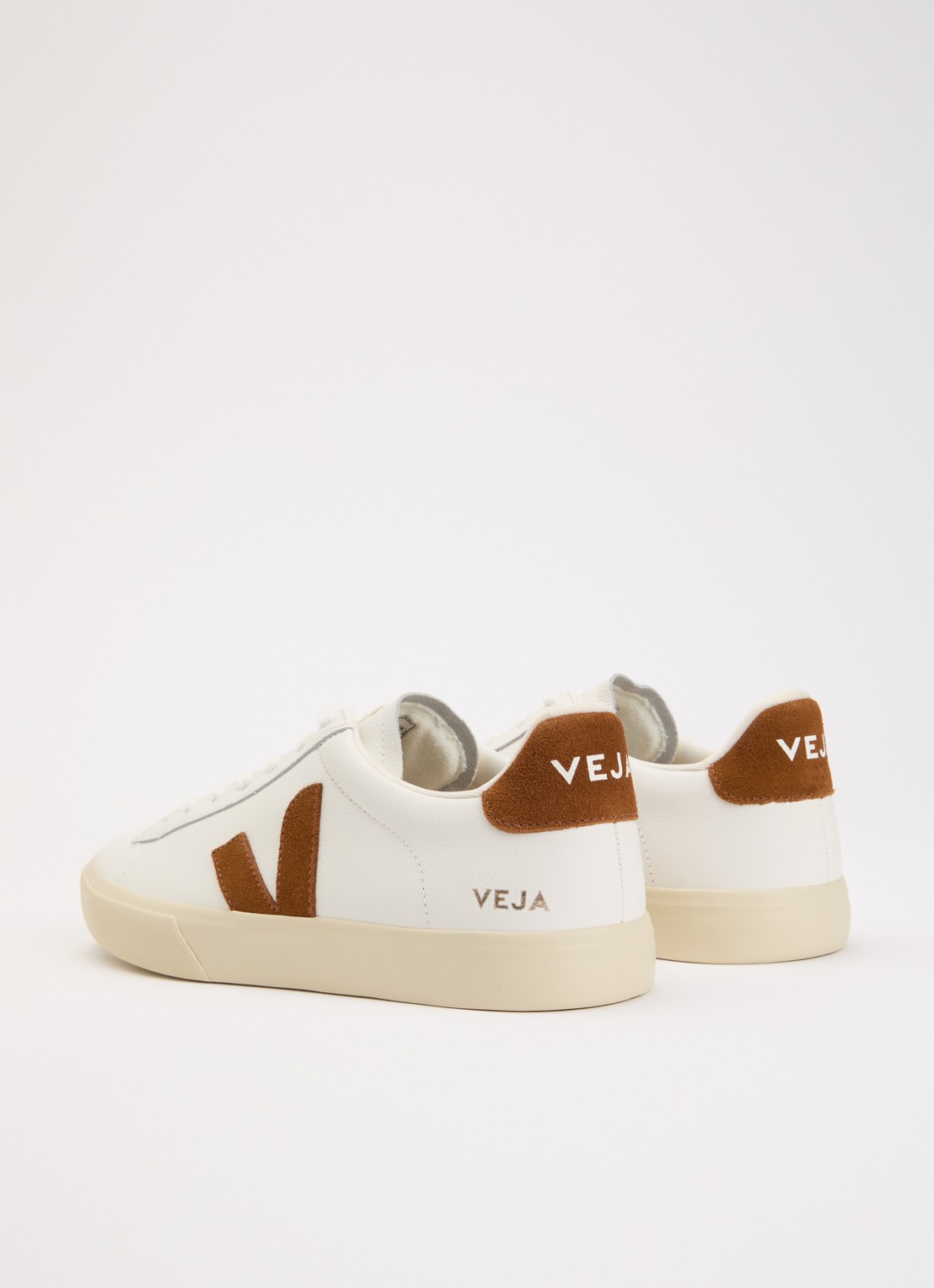 Veja Campo sneaker van leer - achterkant 6 wit