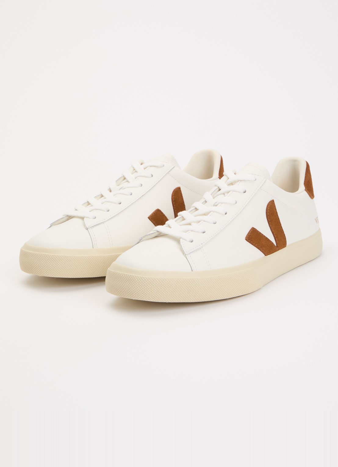 Veja Campo sneaker van leer - detail 3 wit