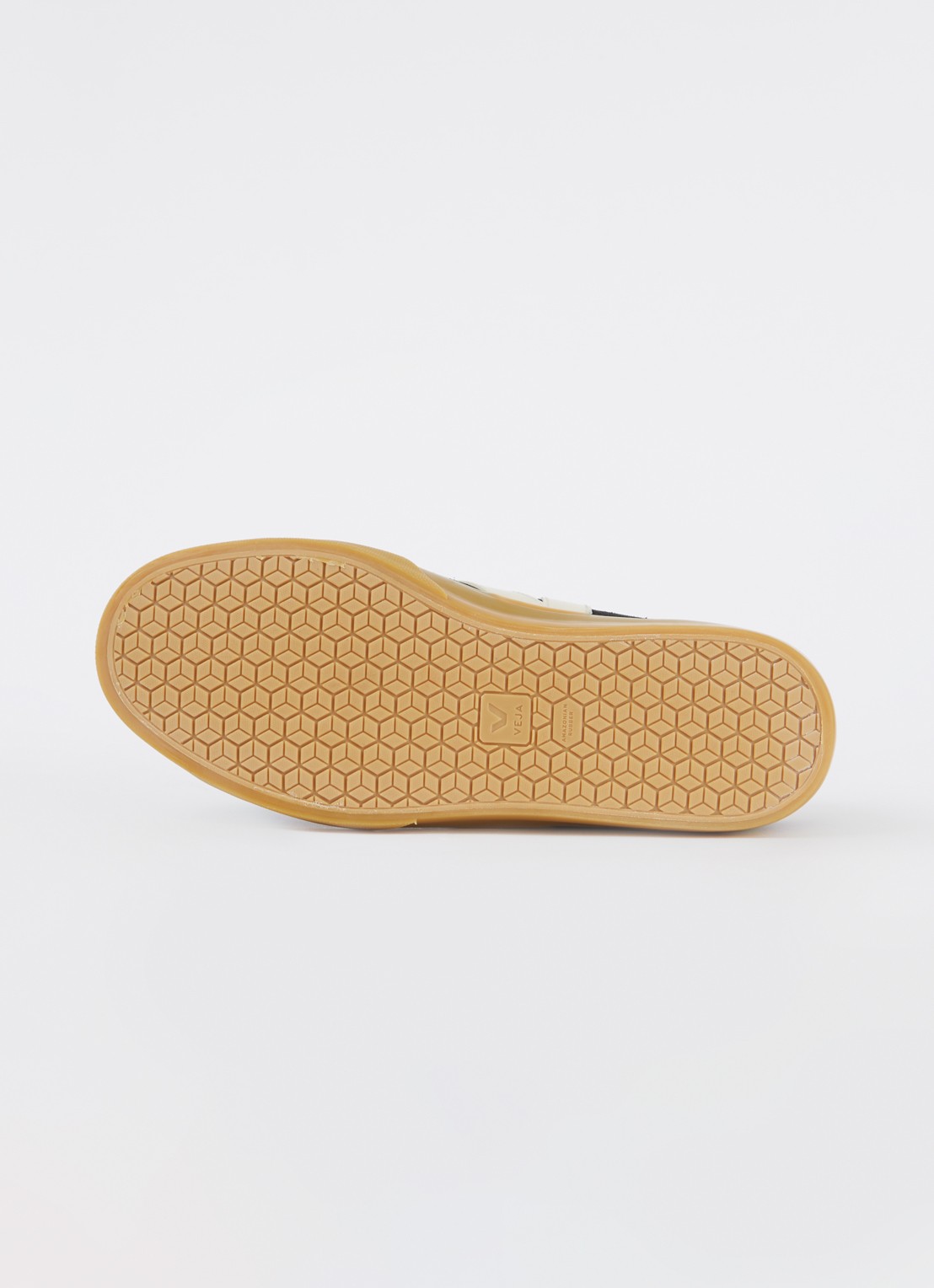 Veja Campo sneaker van suède met leren details - detail 4 zwart
