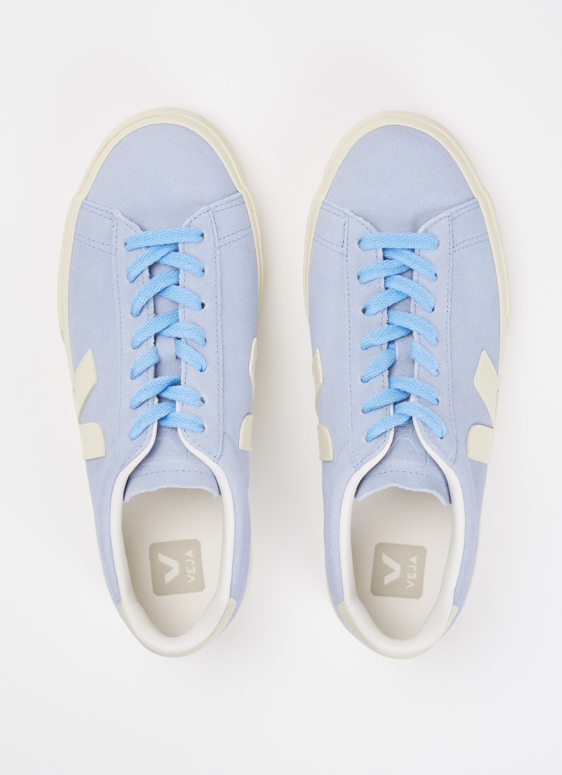 Veja Campo sneaker van suède - detail 4 lila