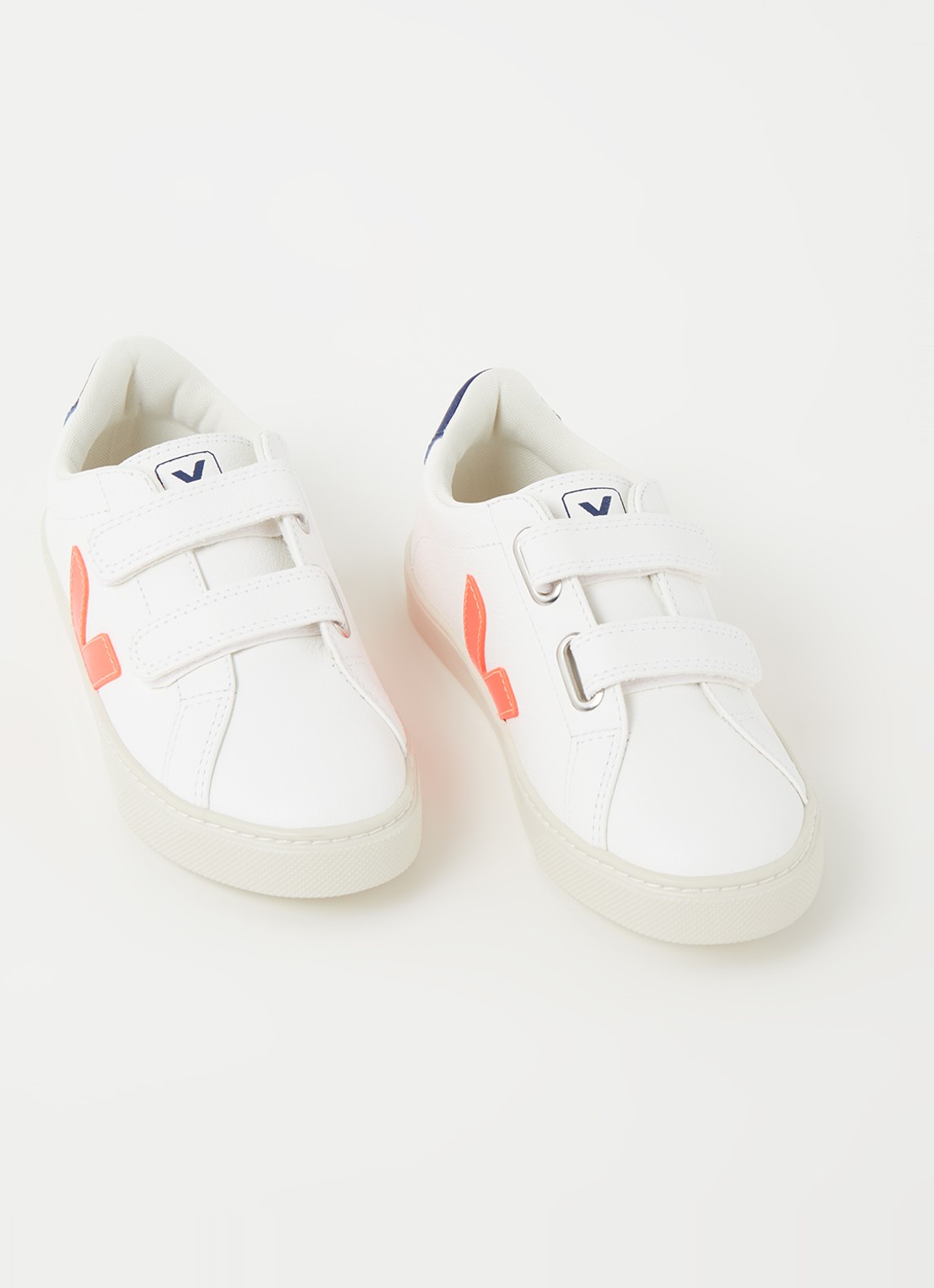 Veja Esplar sneaker van leer - voorkant 4 orange