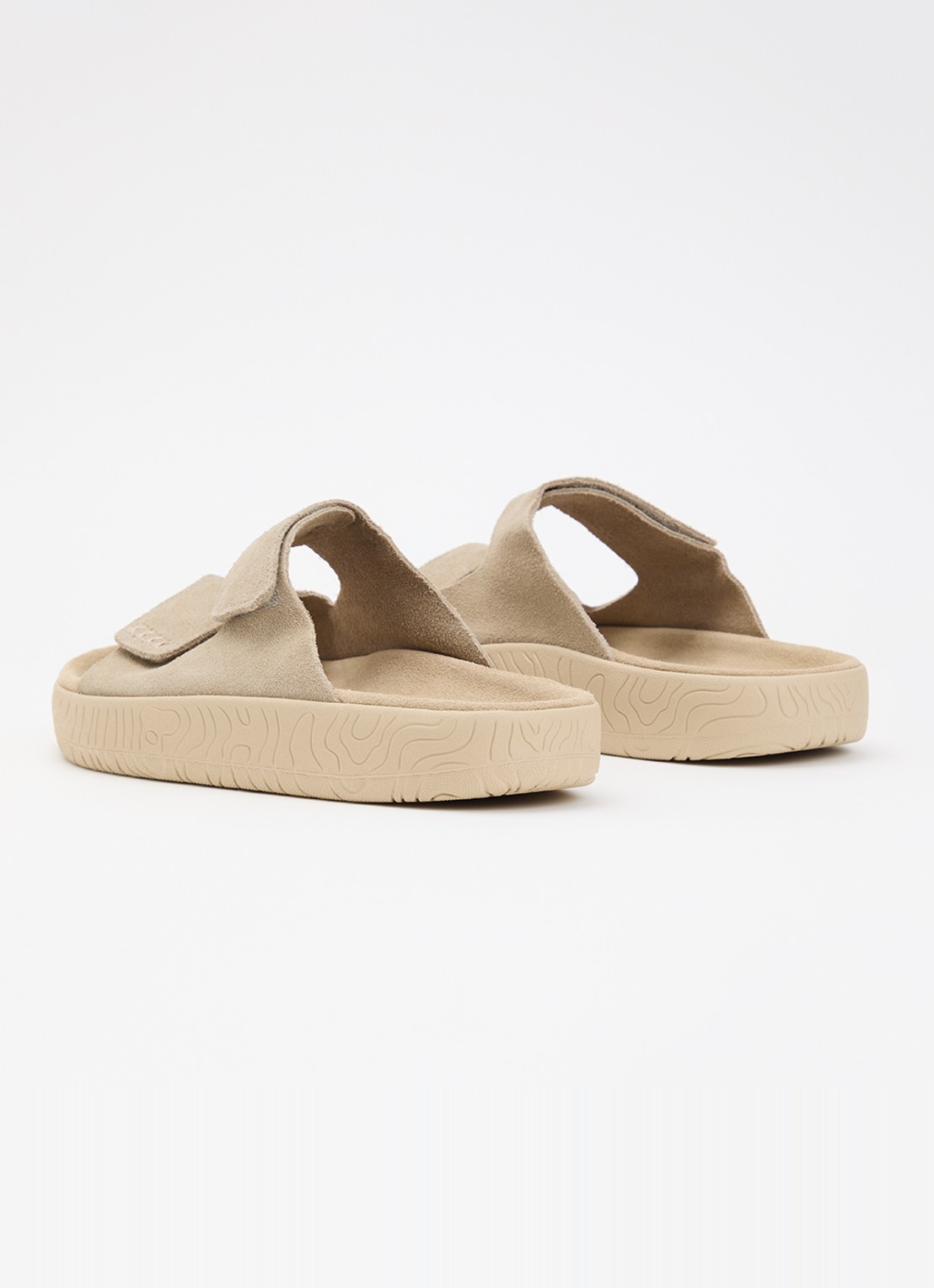 Veja Etna slipper van suède - achterkant creme