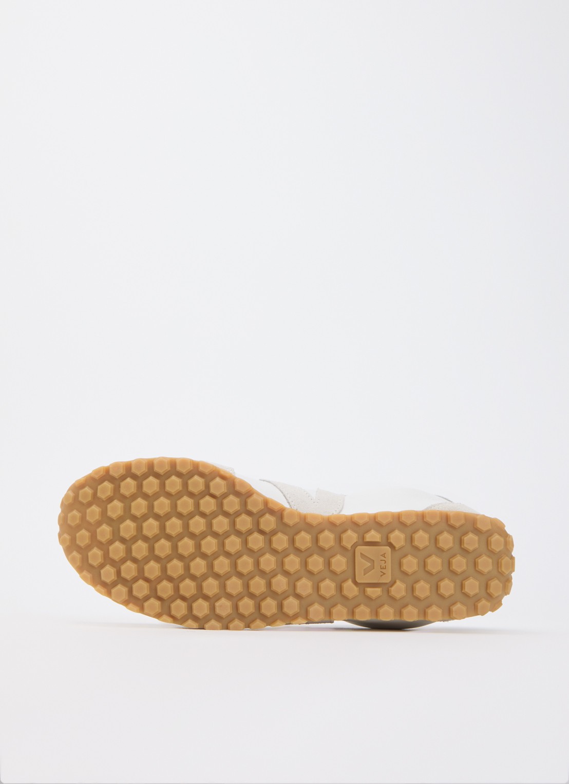 Veja GT sneaker van leer met suède details - detail 4 wit