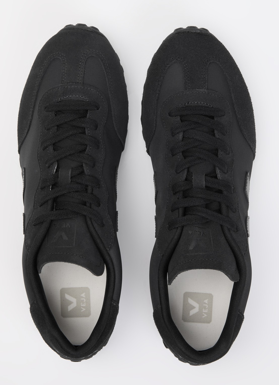 Veja GT sneaker van mesh met suède details - detail 3 zwart