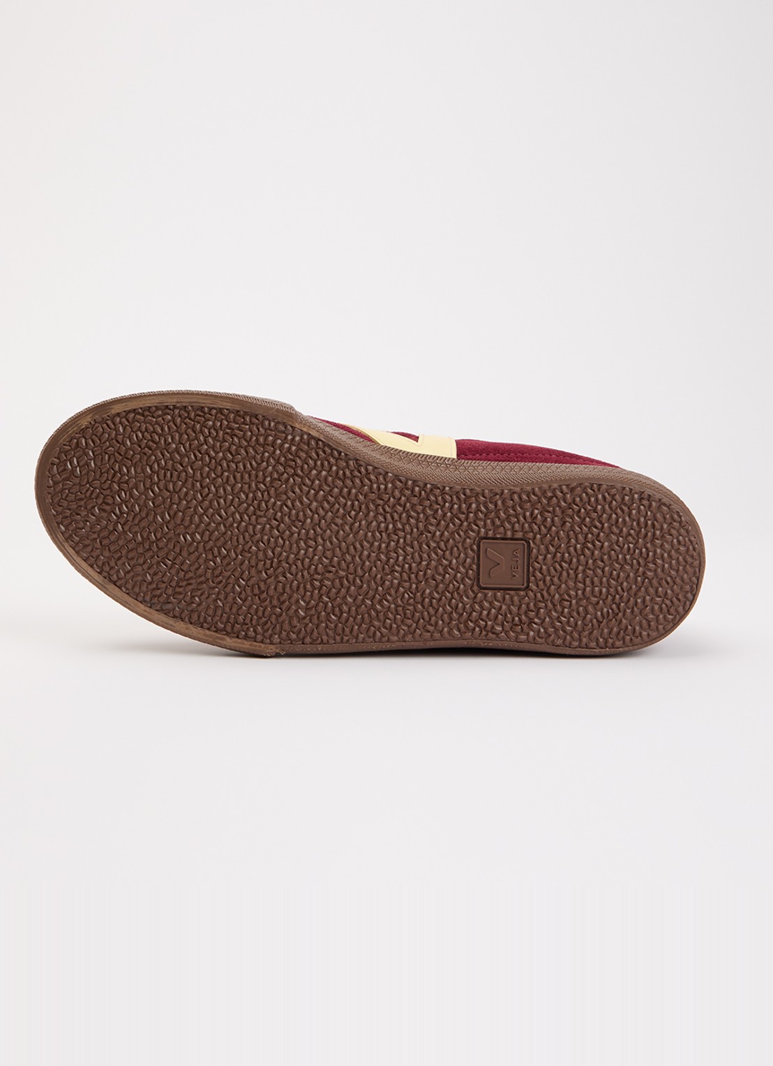 Veja Panenka sneaker van suède - detail 5 bordeauxrood