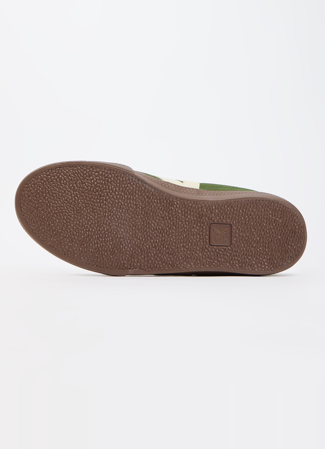 Veja Panenka sneaker van suède - detail 3 groen