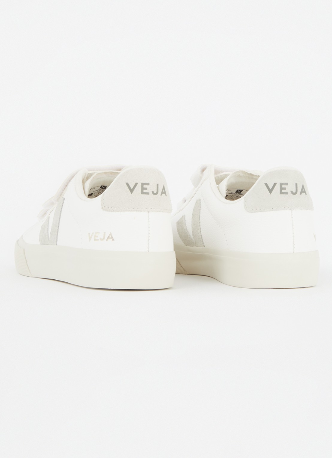 Veja Recife sneaker van leer met suède details  - detail 4 wit