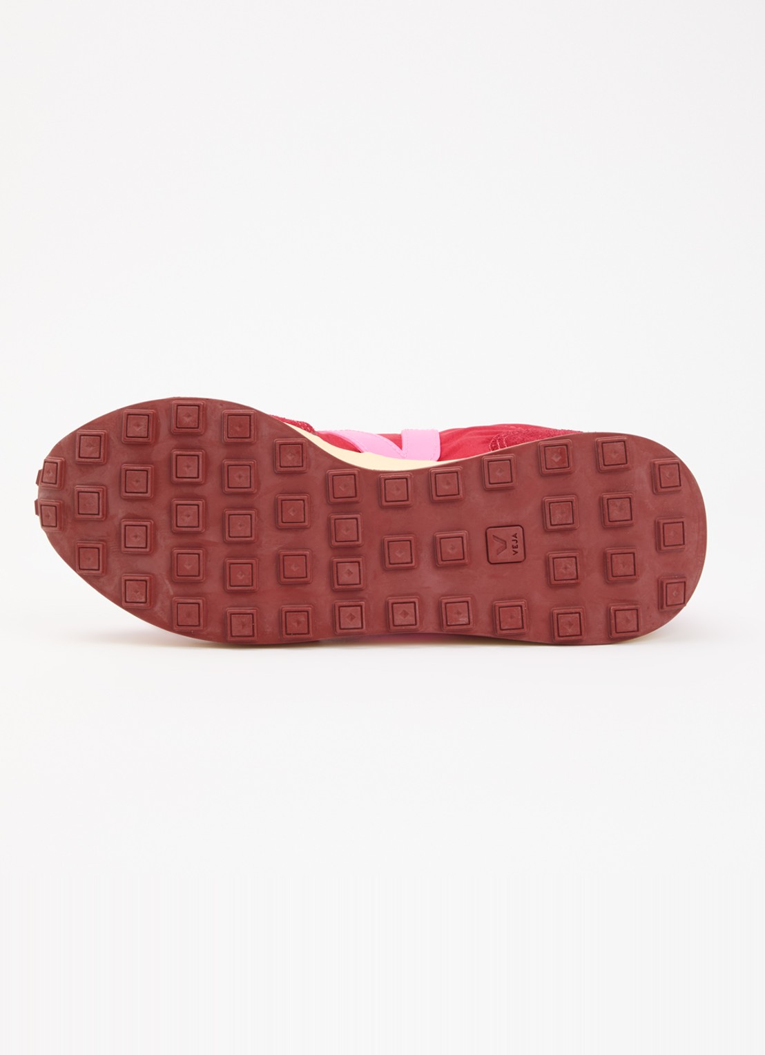Veja Rio Branco II sneaker met suède details - detail 4 rood