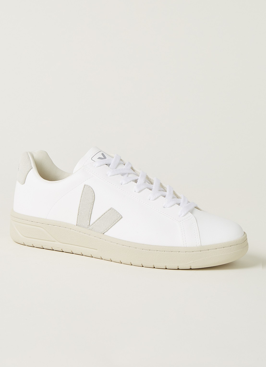 Veja Urca sneaker met logo - voorkant 4 wit