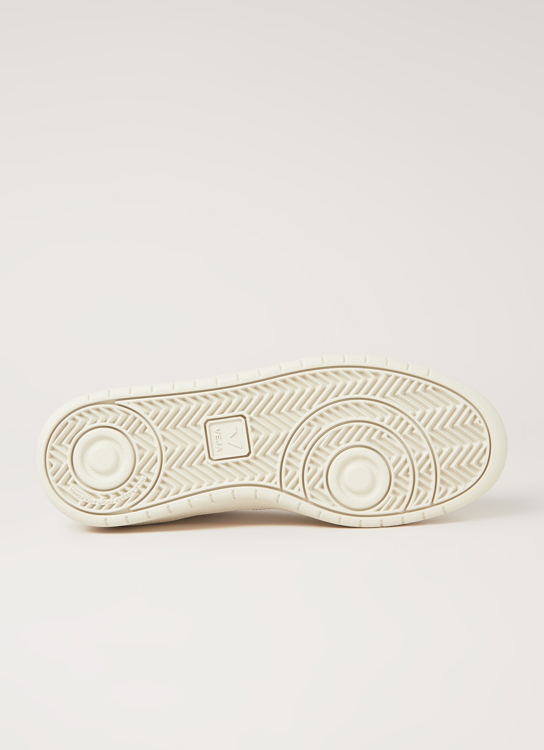 Veja V-10 sneaker van leer - detail 6 wit