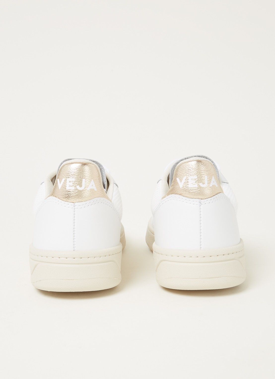 Veja V-10 sneaker van leer - detail 3 goud