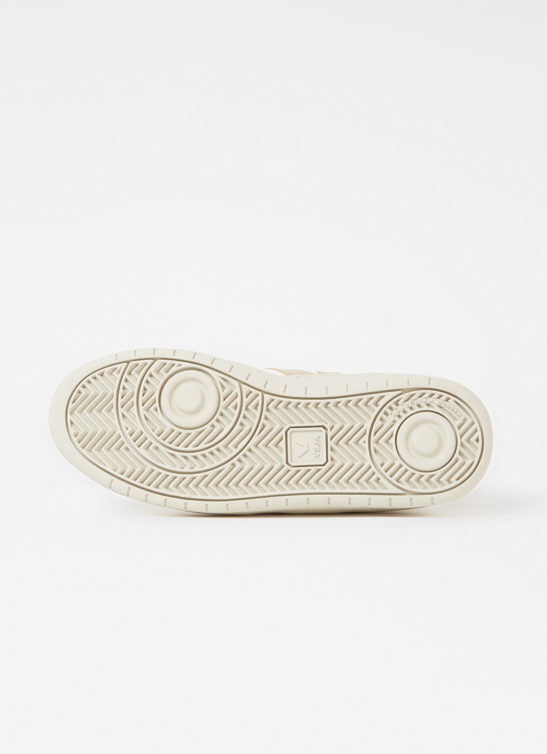 Veja V-10 sneaker van leer - detail 6 wit
