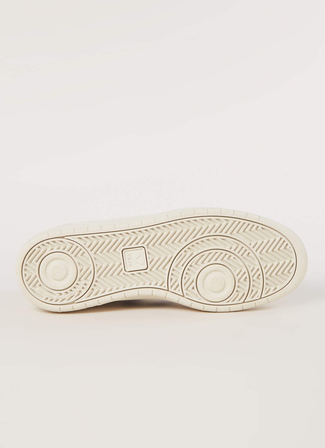 Veja V-10 sneaker van leer - detail 3 wit