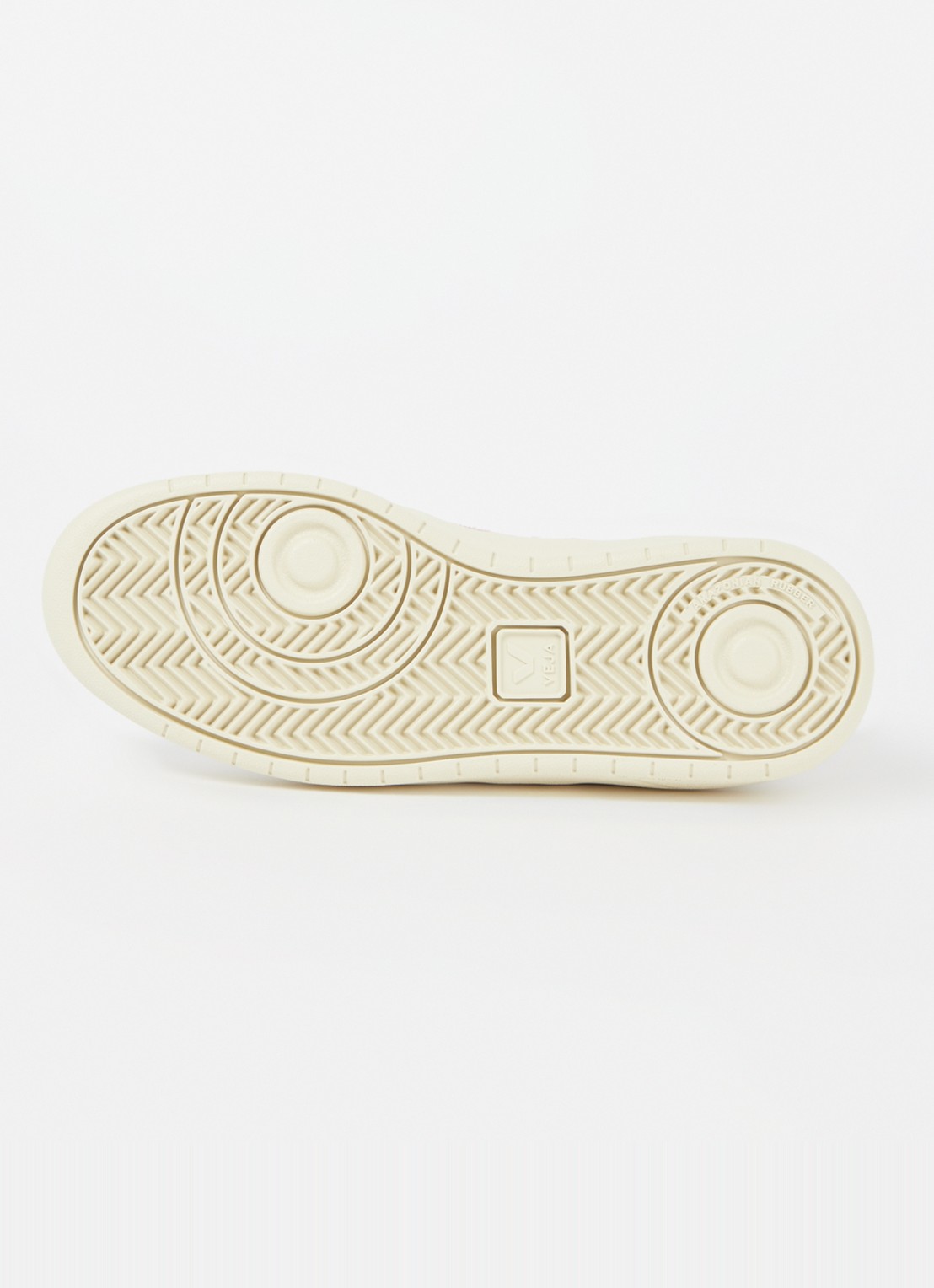 Veja V-12 sneaker van leer met suède details - detail 4 roze