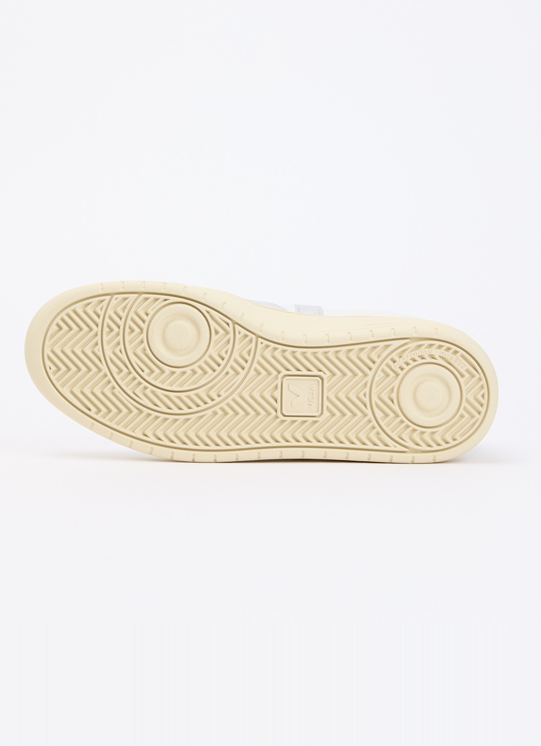 Veja V-90 sneaker van leer met logo - detail 5 wit