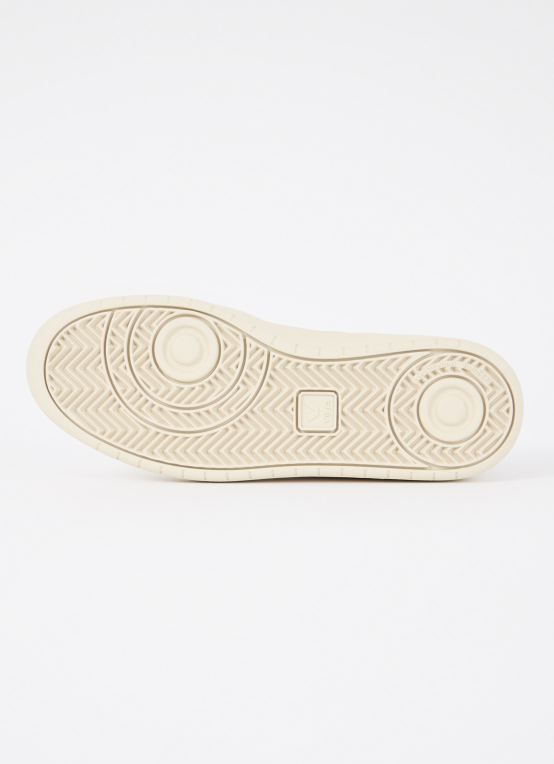 Veja V-90 sneaker van leer met suède details - detail 5 wit