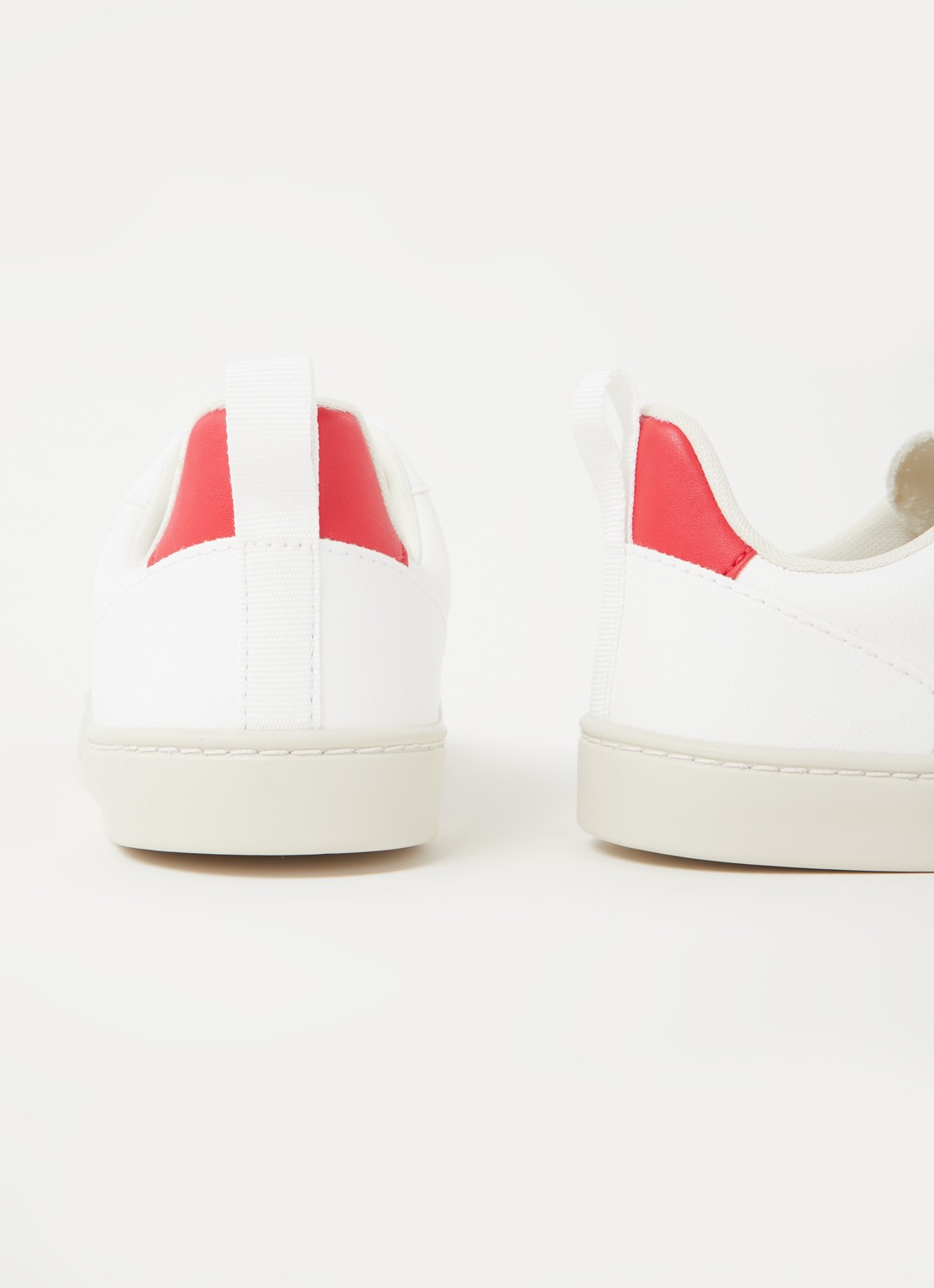 Veja V10 sneaker van leer - detail 3 wit