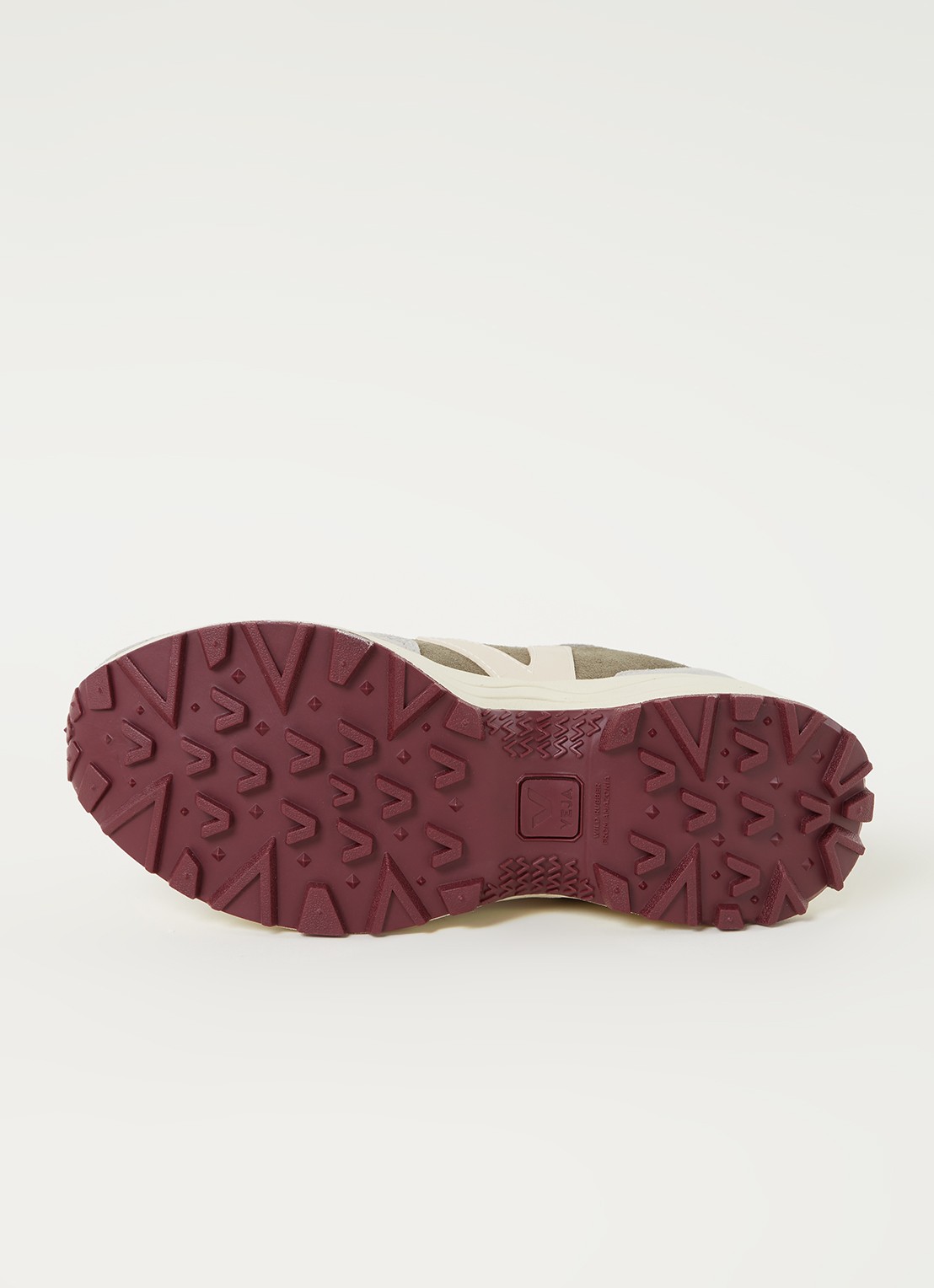 Veja Venturi sneaker van suéde - detail 3 grijs