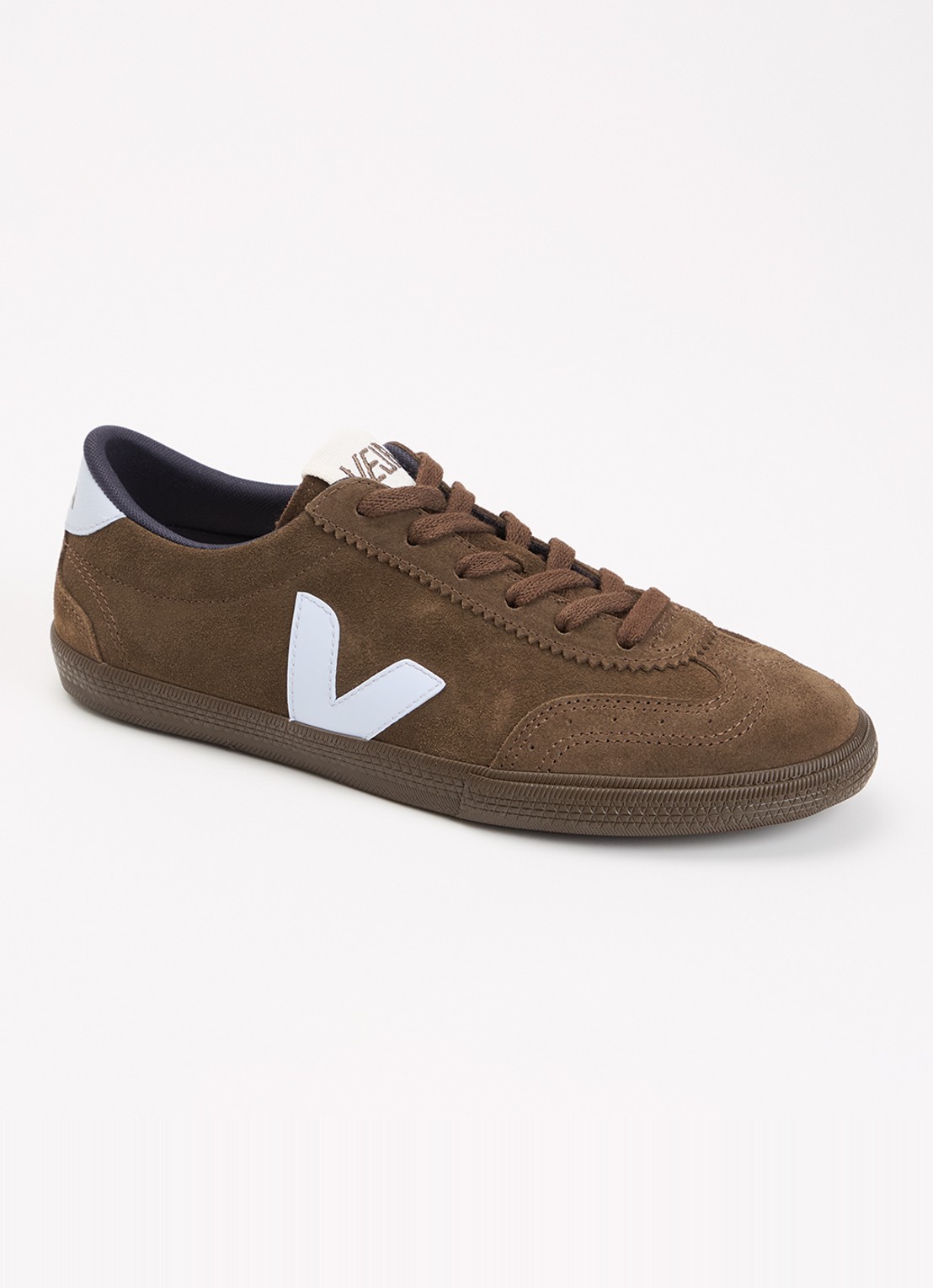Veja Volley Eagle Swan sneaker van suède met details van leer - voorkant 5 bruin