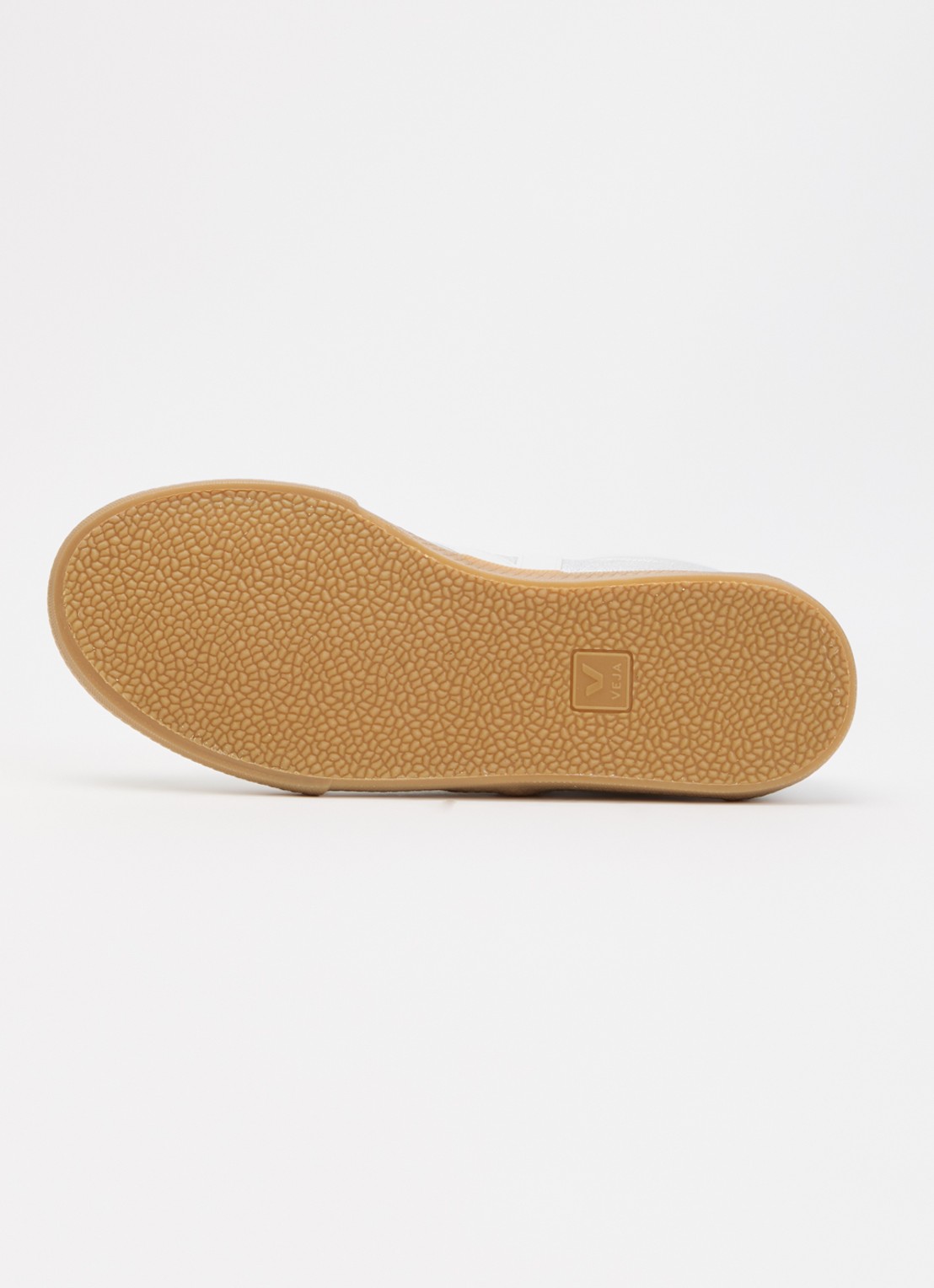 Veja Volley sneaker van leer met metallic finish - detail 5 zilver